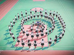 赣州旅游职业技术学校第六届运动会开幕式体操