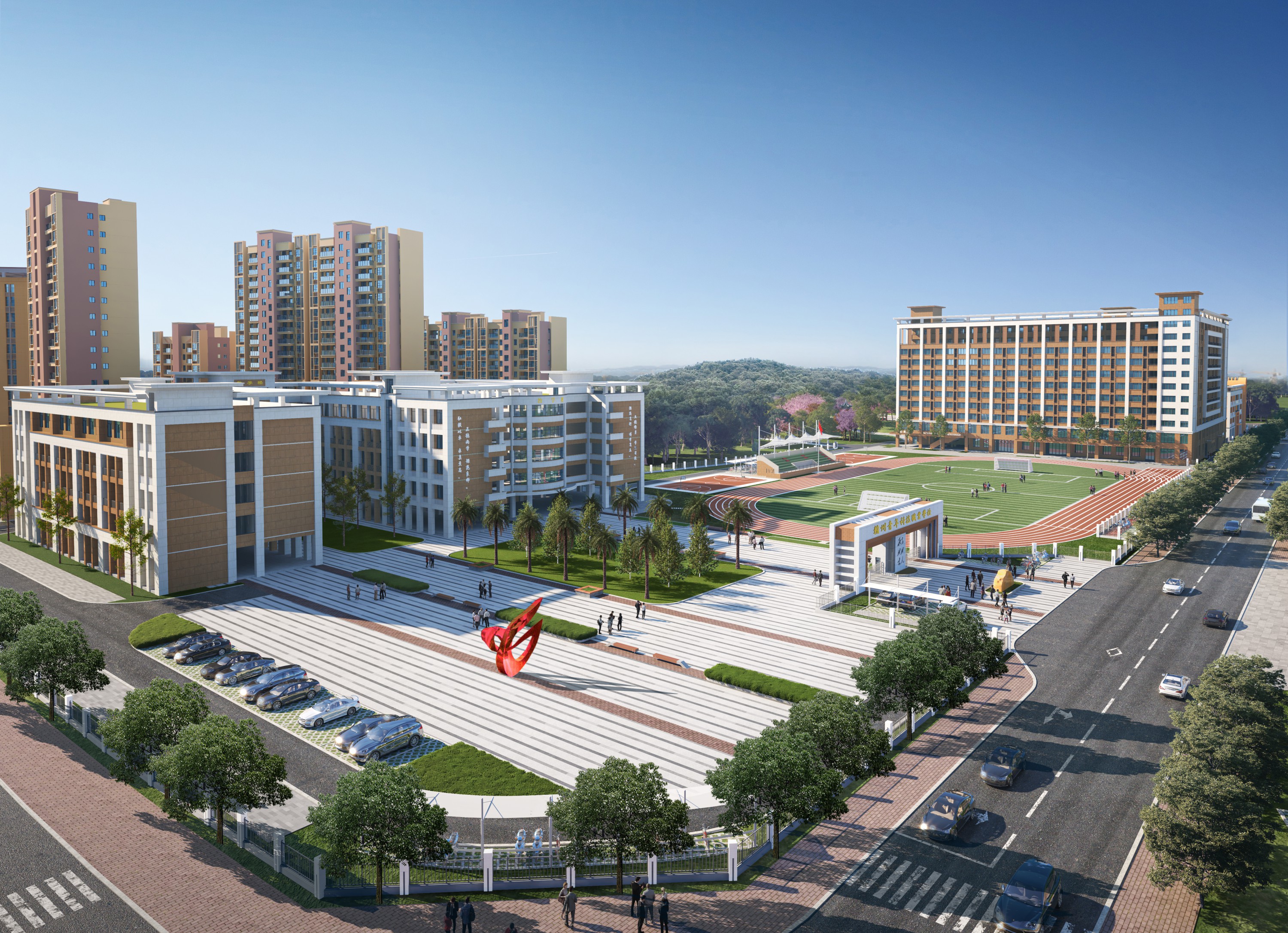 学校一览图
